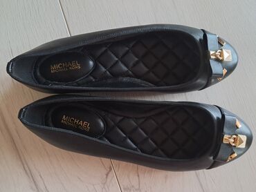 женские летние балетки: Туфли, 38, Michael Kors, Новый, цвет - Черный, Самовывоз