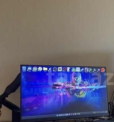 komputer manitoru: MSI kompüter monitoru Xüsusiyyətlər: - Ekran tipi: IPS panel -