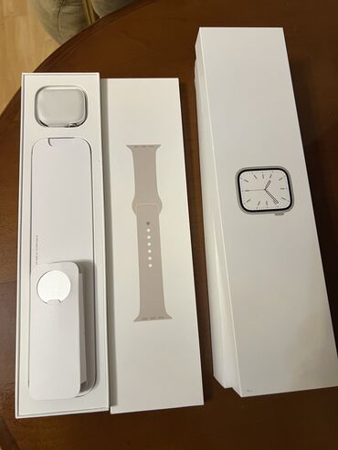 смарт чисы: Продаю apple watch 7 серии! 41мм, GPS. Полная комплектация! Цена