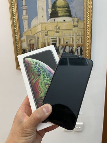 экран для айфон 7: IPhone Xs Max, Б/у, 256 ГБ, Черный, Защитное стекло, Чехол, Коробка, 80 %
