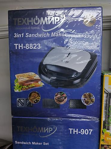 Сэндвич‑мейкер ТЕХНОМИР TH‑8823 (3‑в‑1) Многофункциональный прибор