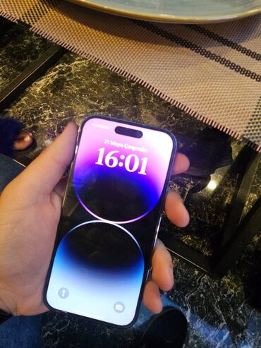 Apple iPhone: IPhone 14 Pro, 128 GB, Deep Purple, Face ID