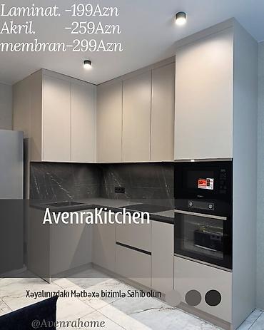sud ceken: Sifarişlə mətbəx dəsti, Özü çəkən petlələr, Sadə laminat, Kredit var, Rayonlara çatdırılma, Pulsuz çatdırılma, Ödənişli çatdırılma — 4