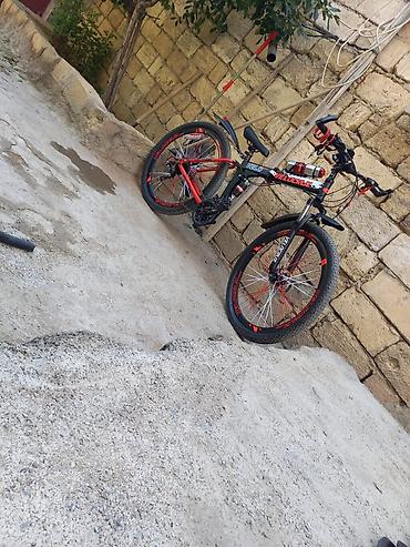 İdman velosipedləri: Qatlana bilən dağ velosipedi – VeloCruze - Rəng: qara-qırmızı - — 1