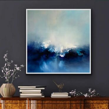 Şəkillər, tablolar: Mənzərə. Tək tablo. Ölçü istəyə görə dəyişə bilər. Təbii kətan — 6