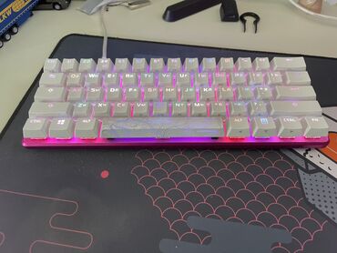 где можно купить рацию: Клавиатура, HyperX, Механикалык, Зымдуу туташтыруу, Өлчөмү: 60%