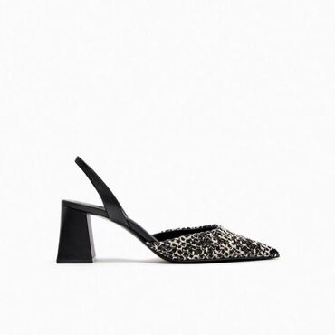 обувь кеды: Туфли Zara, 37.5, цвет - Черный