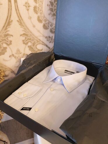 ketan koynek: Рубашка Hugo Boss, 3XL (EU 46), цвет - Белый