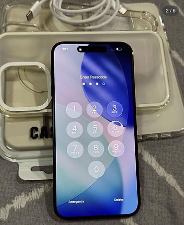 iphone 15 max: IPhone 15 Pro Max, 256 GB, Black Titanium, Face ID — 2