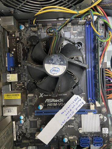 Материнские платы: Материнская плата, Б/у, ASRock, LGA1155, ATX, Для ПК