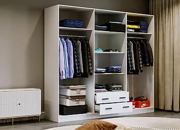 Шифоньеры, шкафы для одежды: Шифоньер, шкаф для одежды, Новый, Прямой, ЛДСП — 12