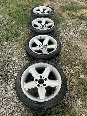 коса е34: Колеса в сборе 245 / 40 / R 17, Лето, Б/у, Комплект, Легковые, Литые, отверстий - 5 — 1