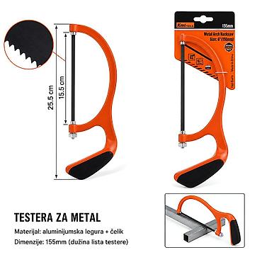 KMT Od aluminijumske legure mala teška okrugla kuka testera 9363796-A