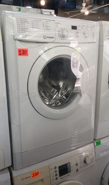 Paltaryuyan maşınlar: Paltaryuyan maşın Indesit, 5 kq, İşlənmiş, Avtomat, Qurutma var, Kredit var, Ödənişli çatdırılma