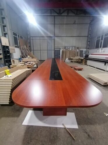 Sifarişlə ofis dəst mebeli: Mebel istehsalı və quraşdırma xidməti - Ofis masaları: İki rəngli — 108