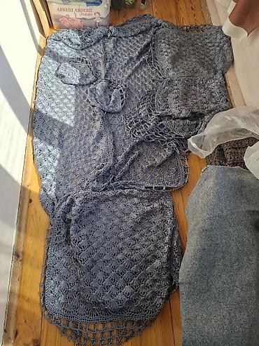 iplik: Məhsul: əl işi toxuma dəst - Material: nazik, yumşaq iplikdən — 1