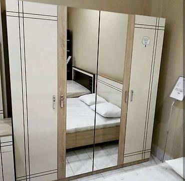 ayna qapi: 4 qapılı paltar dolabı 60Azn. Təcili evden çıxmalıdır deyə bu qiymətə — 1