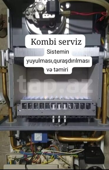 immergas kombi ikinci el: Kombılərin yuyulması,təmiri və quraşdirilması