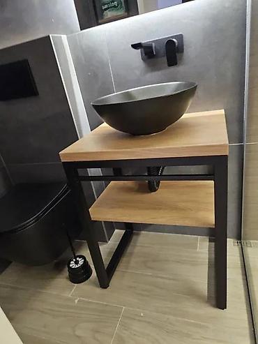 aluminijumske table: POLICA ZA LAVABO IZRADA PO MERI LUX662 | Kontakt telefon 06******** — 1