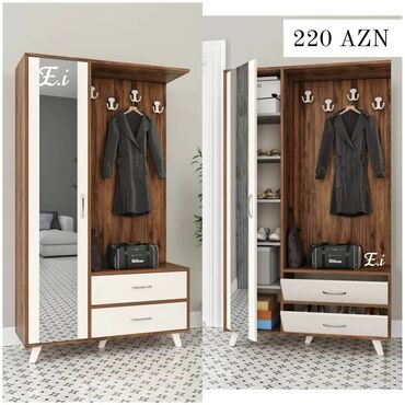 Dolablar: Yeni, 2 qapılı Düz dolab, Dəhliz dolabı — 14