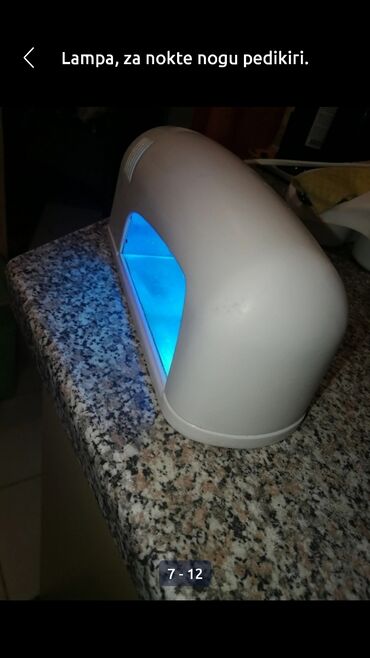 UV i LED lampe za nokte: Lampa za nokte nogu. Pedikir — 5
