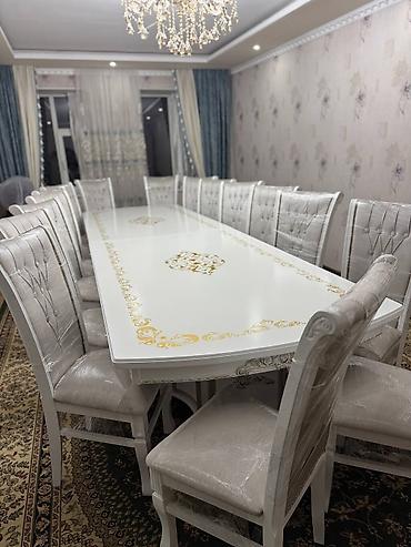 Столы и стулья для зала: Стол и стул для зала, цвет - Белый — 4