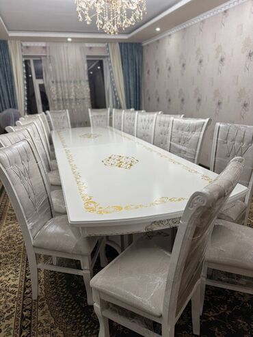 Столы и стулья для зала: Стол и стул для зала, цвет - Белый — 4