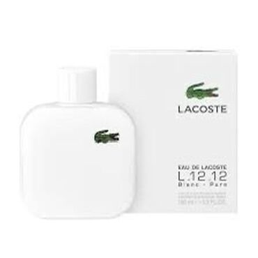 мужские парфюм: Lacoste L.12.12 Blanc 100ml🔥 Пользовался немного Оригинал 100%