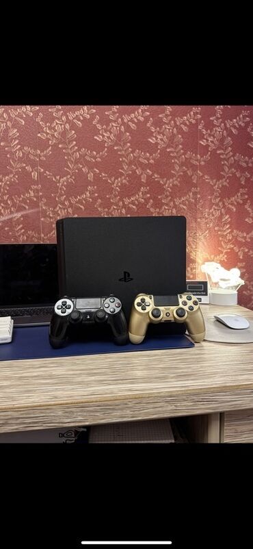 hard disk ps3 500gb: Sony PlayStation 4 Slim Proşifka 1TB (İdeal) 📀 versiya 9:00 - Rəng