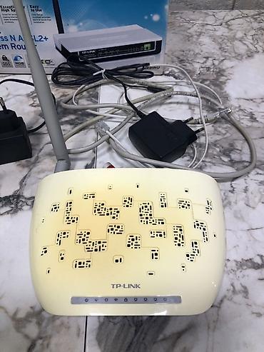 ikinci əl ıran pecləri: Wi-Fi internet ucun modem router TP-LINK . Islek veziyetde . Biri 10 — 4
