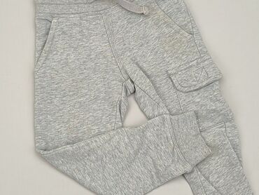 spodnie eko skóra beżowe: Sweatpants, Lupilu, 3-4 years, 98/104, condition - Fair