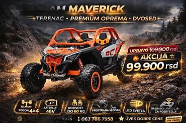 traktor igracka za decu: Maverick terensko električno vozilo za decu – dvosjed sa premium — 1
