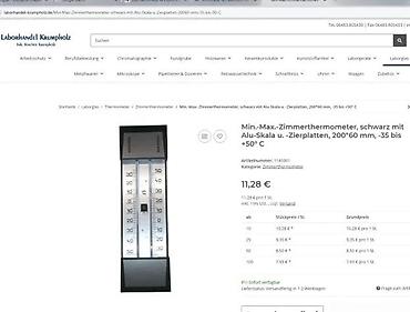 Termometri, termovizori: Min–max kućni termometar sa aluminijumskom skalom - Tip: zidni/sobni — 3