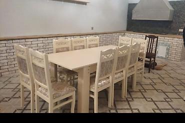 Masa və oturacaq dəstləri: Endirim olunub. Stol 4 stul dest 170 Azn. Stol 6 stul dest -230 Azn — 3