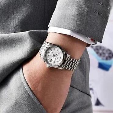 Ručni satovi: PAGANI DESIGN PD-1752 - Meteor Bela- Rolex Day-Date Homage Potpuno — 10