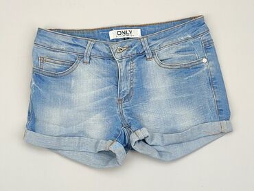 krótkie jeansowe spódniczka: Krótkie Spodenki Damskie, Only, S, stan - Dobry