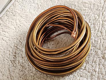 Zvučnici i stereo sistemi: OFC Bakarni kabal za zvučnike 2x4mm Audio kabl za zvučnike – pletena — 6