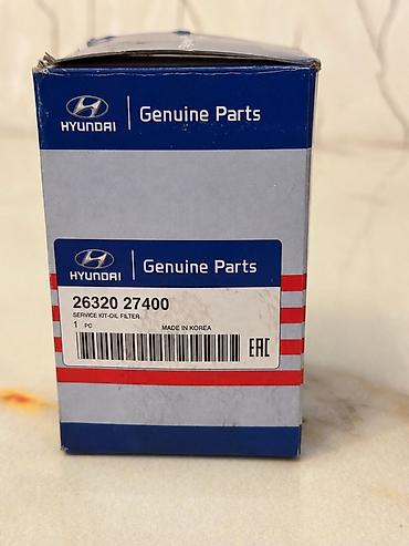 Filtrlər: Hyundai orijinal ehtiyat hissəsi – yağ filtri - Brend: Hyundai — 1