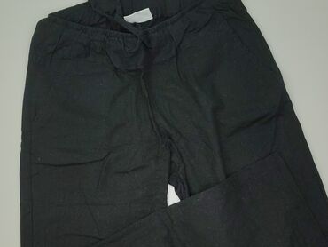 spodnie czarne tatuum: Janina, Material trousers for women, size M