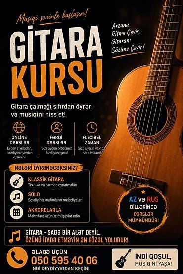 Gitara çalmağı öyrənmək istəyirsən? lalafo.az -da Gitara çalmağı öyrənmək istəyirsən?