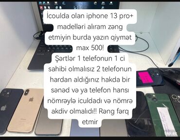 Redmi: IPhone 13 Pro, 128 GB, Desert Titanium, Zəmanət, Barmaq izi, Face ID
