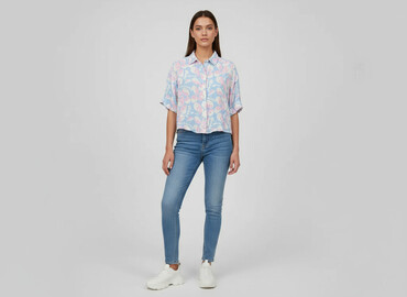 t shirty nirvana bershka: Bershka, Koszula damska, rozmiar S