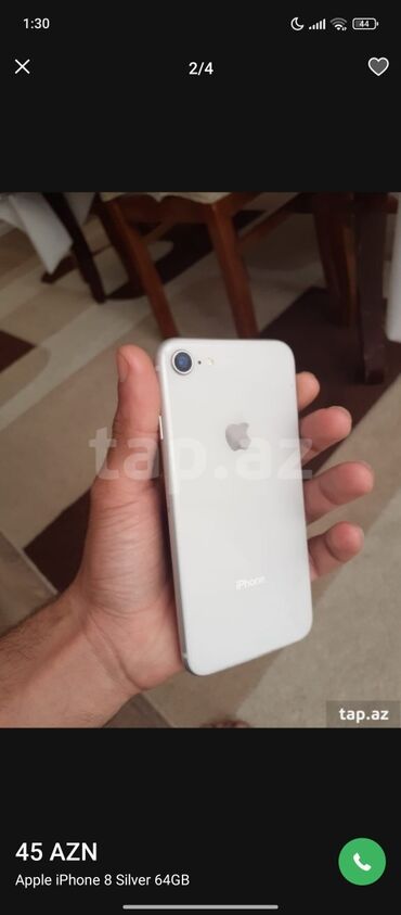 Haima: IPhone 8, 64 GB, Gümüşü