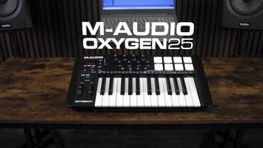 синтезатор для начинающих: M-Audio Oxygen 25 mkIV компактная и мощная MIDI-клавиатура для музыки