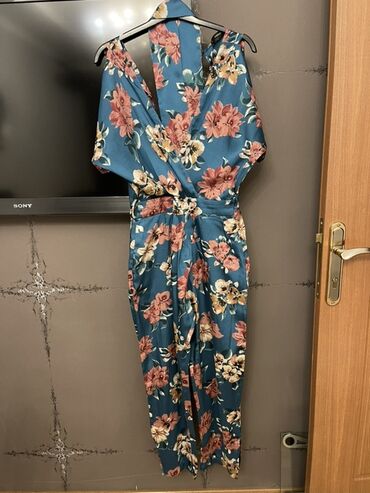 Комбинезон, Zara, S (EU 36), цвет - Голубой