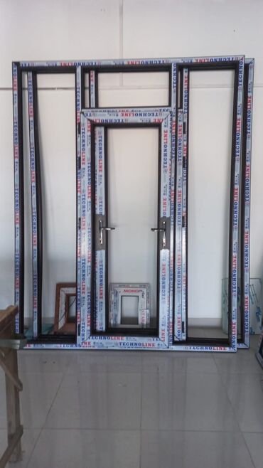 Plastik pəncərələr: Yeni İkiqat şüşə paketi Plastik pəncərə, Еni: 1000 sm, Uzunluğu: 1000 sm, Pulsuz quraşdırma — 7