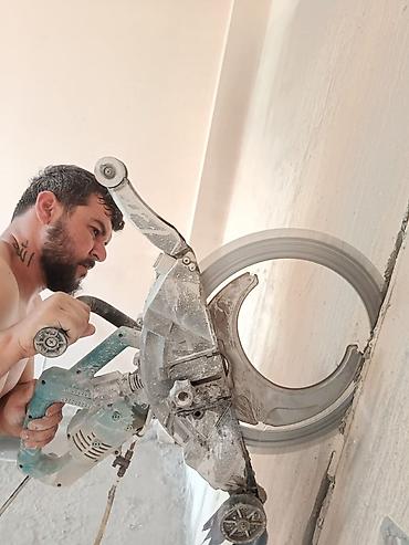 qapi qurasdirma ustasi: Beton isleri işleri beton kəsən kesen beton desen deşən beton kesme — 7
