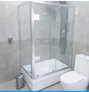 Duş kabinaları, arakəsmələr: Yeni Üstü açıq kabina, Künc üçün, Ödənişli çatdırılma -da lalafo.az — 5 Duş kabinaları, arakəsmələr: Yeni Üstü açıq kabina, Künc üçün, Ödənişli çatdırılma — 5