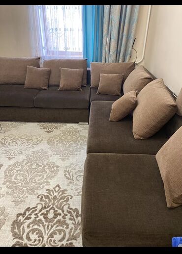 продается диваны: Модульный диван, цвет - Коричневый, Б/у