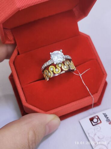 куплю золотое кольцо: Серебряный кольцо Италия Серебро напыление желтое золото 925/ проба